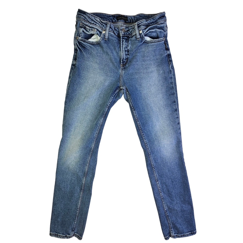 Silver Jeans Co Beau Slim Leg Mens Medium Wash Blue Denim W29 L28.5 L27348EOE365